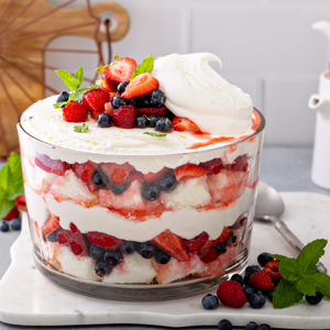 Summer Berry Trifle: Simple Ingredients & 5 Minutes to Whip Up