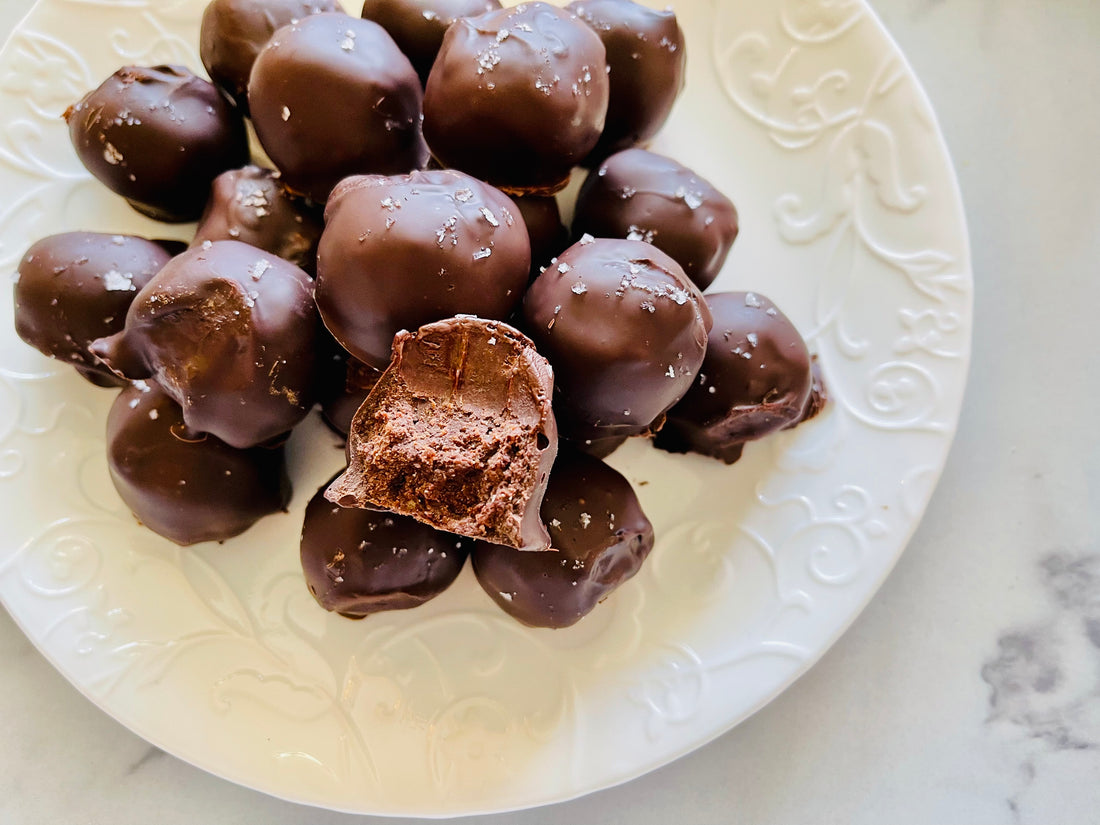 Chocolate Elderberry Truffles