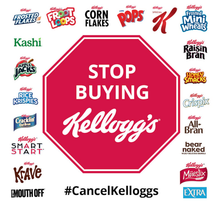 stop buying kellogg's