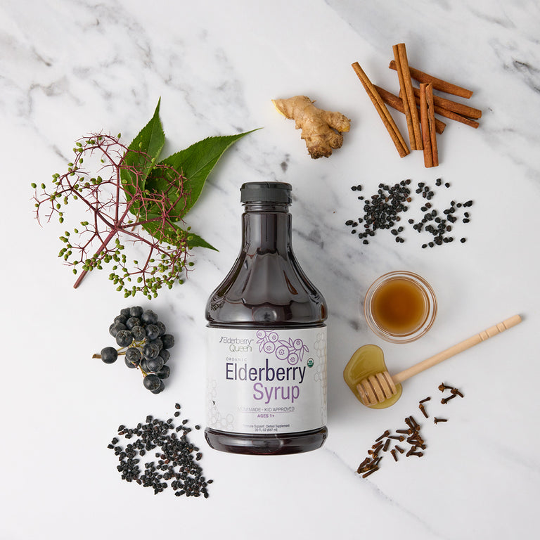 Organic Elderberry Syrup 30 fl oz