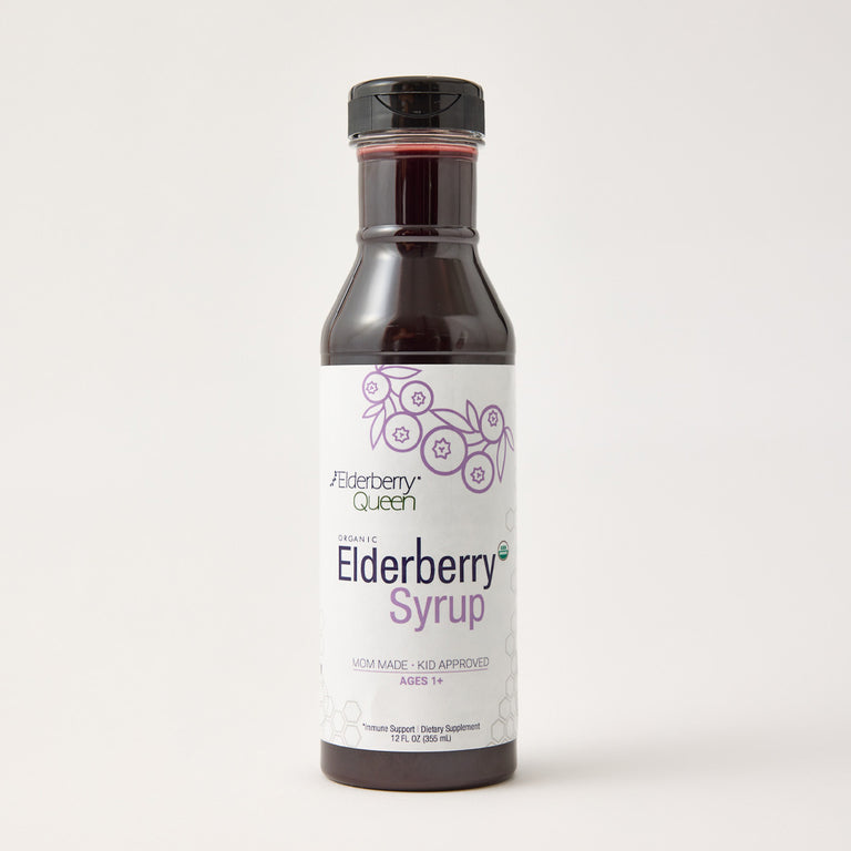 Organic Elderberry Syrup 12 fl oz