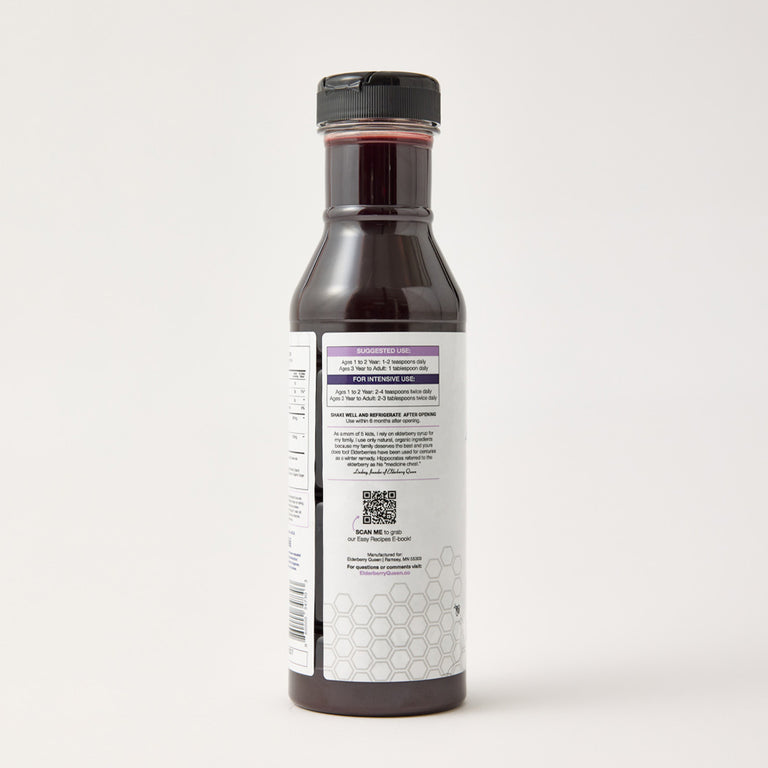 Organic Elderberry Syrup 12 fl oz