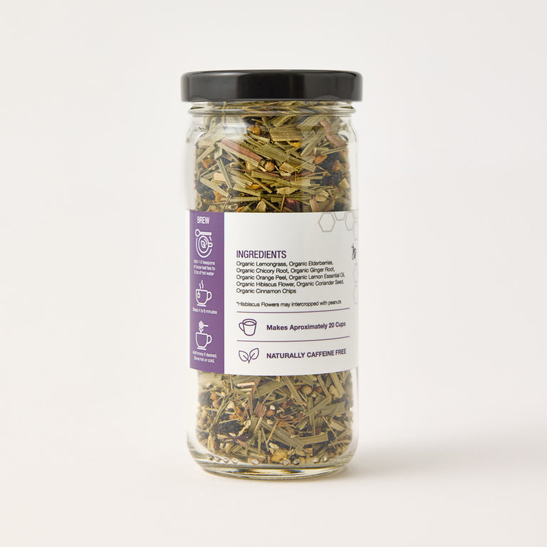 Soothing Elderberry Loose Leaf Tea 2oz- Case of 6