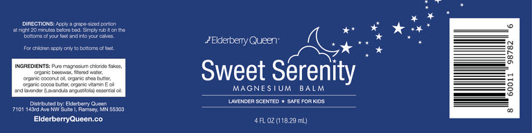 Sweet Serenity Magnesium Balm: Lavender Scented