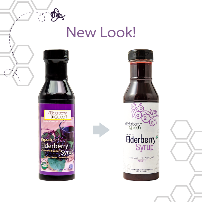 Organic Elderberry Syrup 12 fl oz