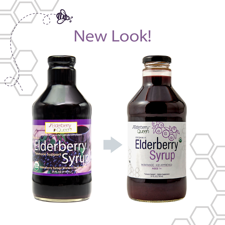 Organic Elderberry Syrup 24 fl oz