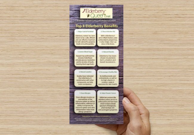 Elderberry Queen Rack Cards